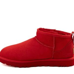 UGG Red Winter Ankle Boots